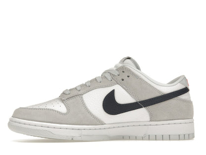 Nike Dunk Low White Grey Navy Aqua Mini Swoosh