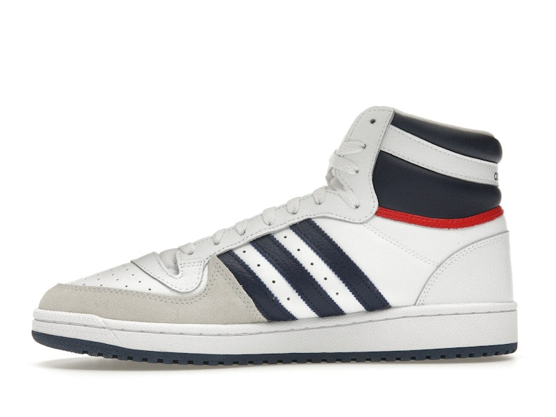 adidas Top Ten Hi White Navy Red