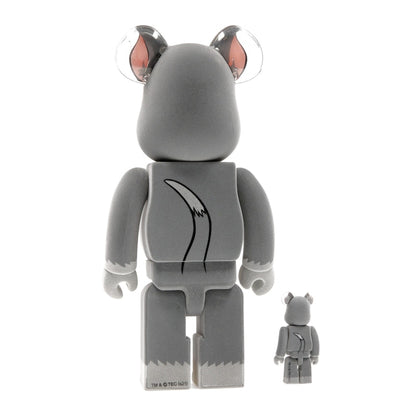 Bearbrick Tom and Jerry: Tom Flocky 100% & 400% Set