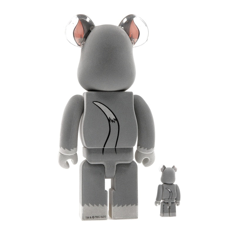 Bearbrick Tom and Jerry: Tom Flocky 100% & 400% Set