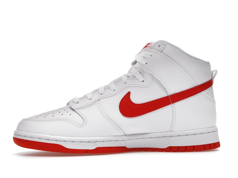 Nike Dunk High White Picante Red