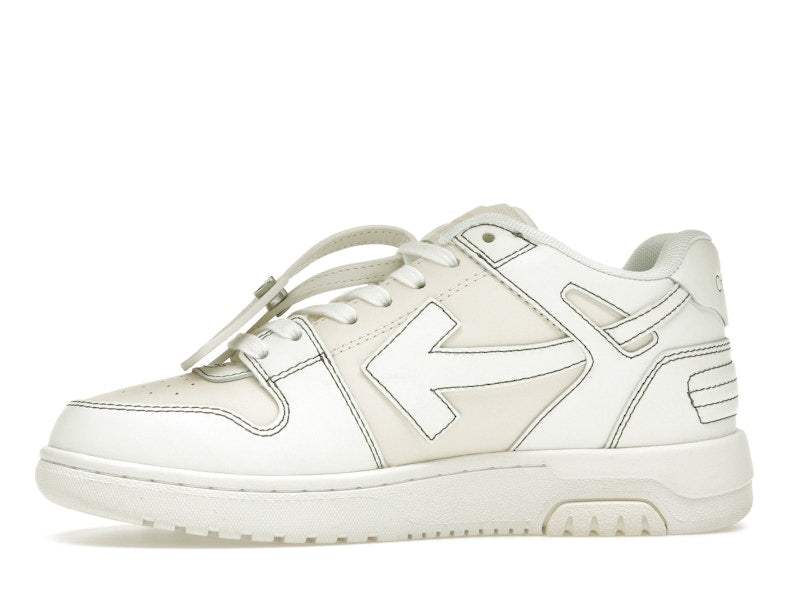 OFF-WHITE Out Of Office OOO Low Tops Cream White