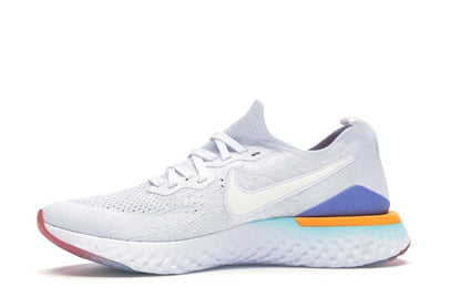 Nike Epic React Flyknit 2 White Hyper Jade Ember Glow (Women's)
