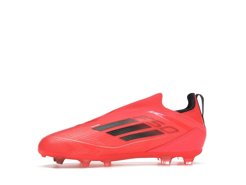 adidas F50 Pro Laceless FG Turbo Aurora Black Platinum Metallic (GS)