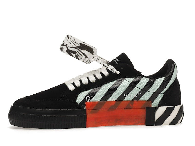 OFF-WHITE Vulc Low Black Blue Arrow