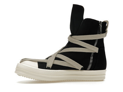Rick Owens DRKSHDW Hexa High Black Pearl Milk Fat Lace