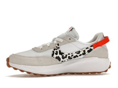 Nike Waffle Debut White Team Orange Leopard (Women's)