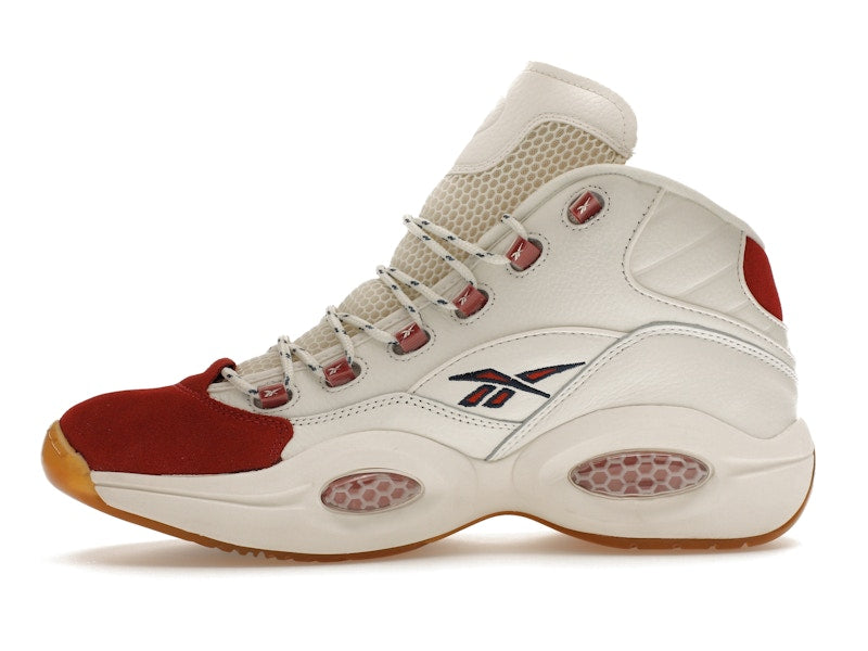 Reebok Question Mid Vintage Red Toe