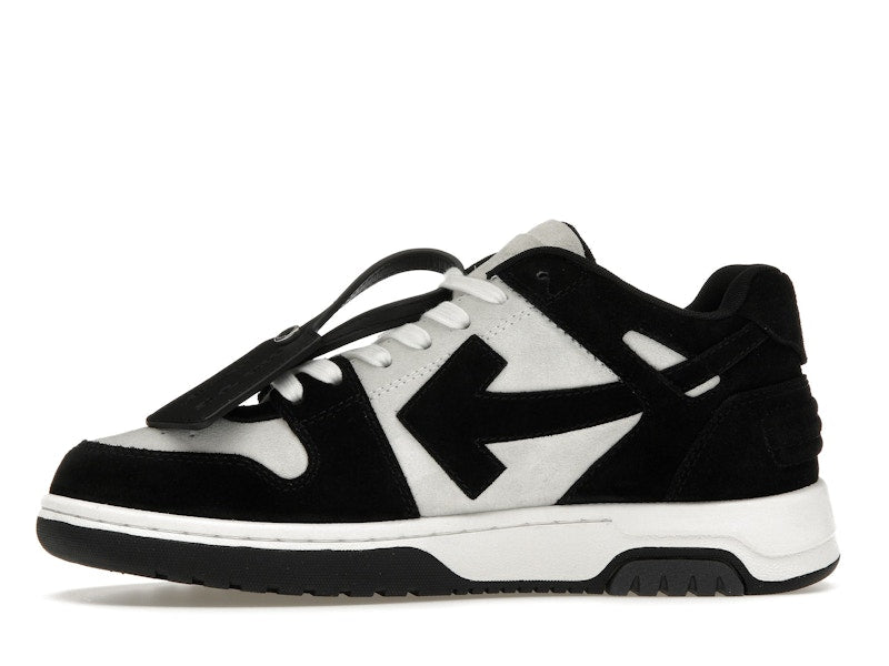 OFF-WHITE Out Of Office OOO Low Tops White Black Suede
