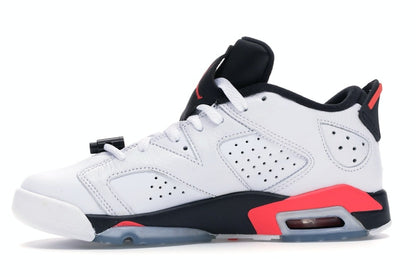 Jordan 6 Retro Low White Infrared 23 Black (GS)