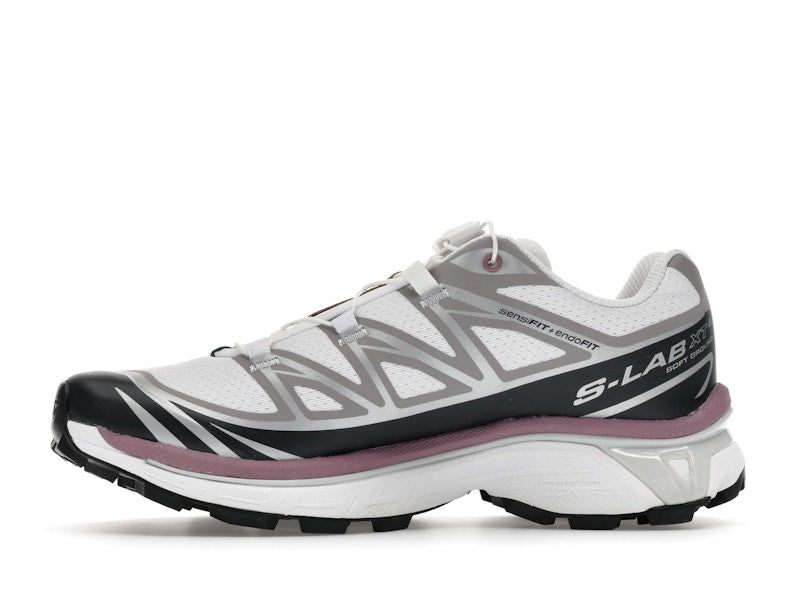 Salomon XT-6 White Black Dusky Orchid