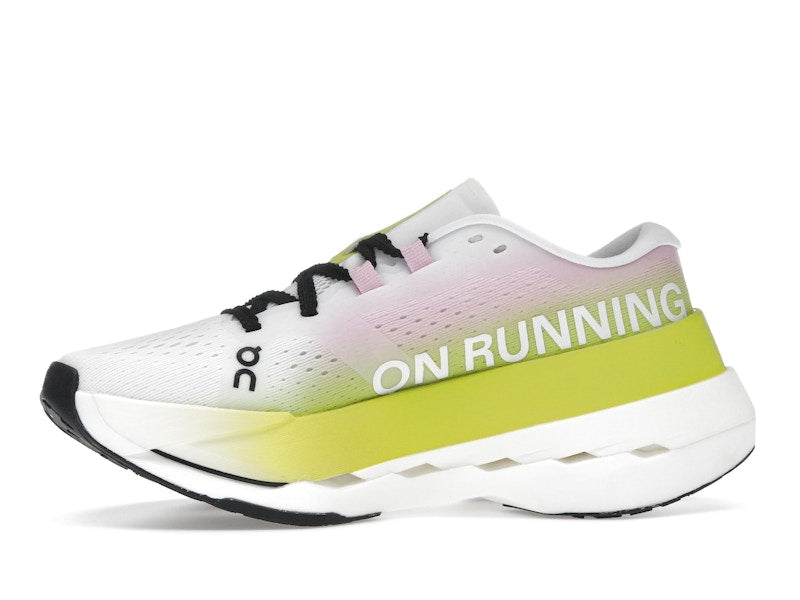 On Running Cloudboom Max Lime Raspberry