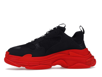 Balenciaga Triple S Black Red Sole