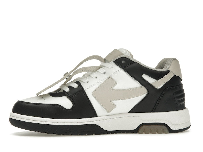 OFF-WHITE Out Of Office OOO Low Tops Black Beige