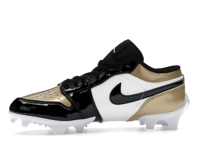 Jordan 1 Low TD Cleat Patent Gold Toe