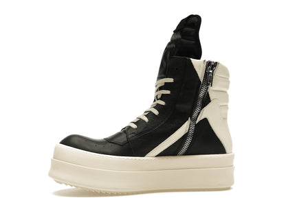 Rick Owens Mega Bumper Geobasket Black Milk