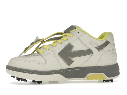 OFF-WHITE Out Of Office OOO Low Tops Golf Paris Hilinski Gray Yellow