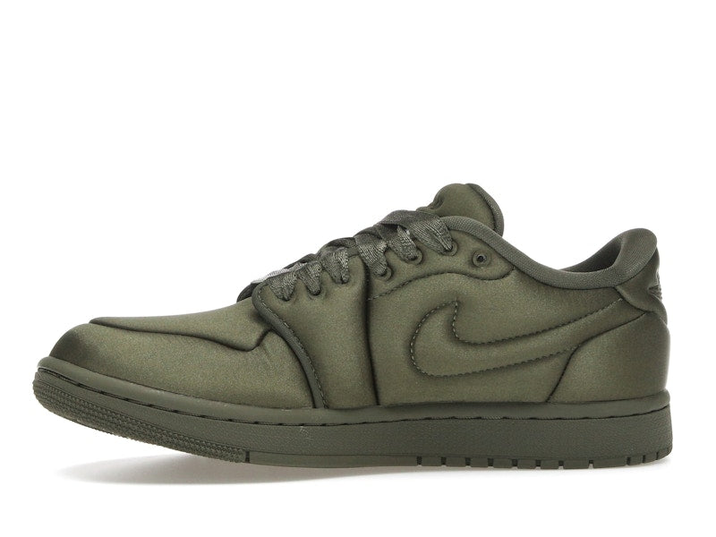 Jordan 1 Low Method of Make Satin Medium Olive (Women's)