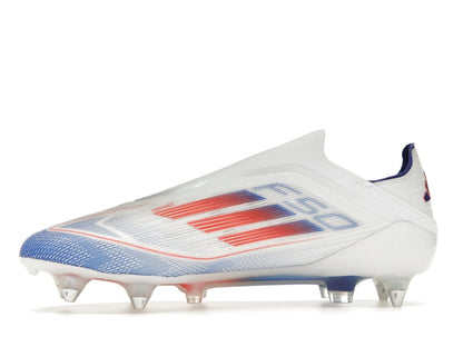 adidas F50 Elite Laceless SG Cloud White Solar Red Lucid Blue