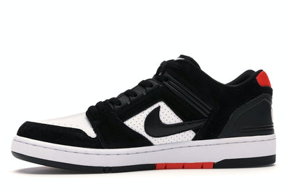 Nike SB Air Force 2 Low Black White Habanero Red