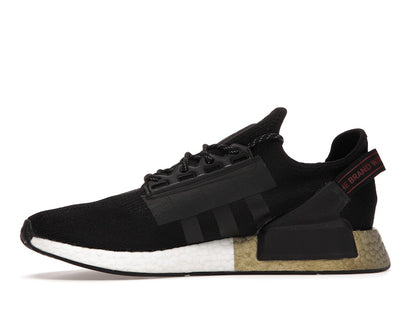 adidas NMD V2 Core Black Gold Metallic