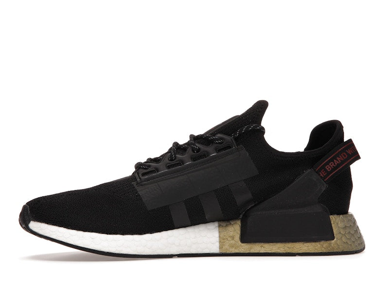 adidas NMD V2 Core Black Gold Metallic