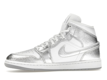 Jordan 1 Mid SE Metallic Silver (Women's)