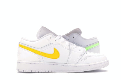 Jordan 1 Low White Neon (GS)