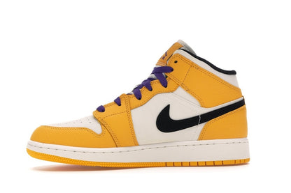 Jordan 1 Mid SE Lakers (GS)