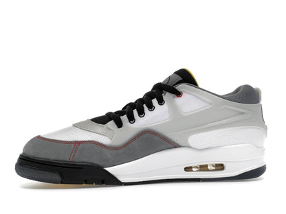 Jordan 4 RM Premium White Black Smoke Grey Fire Red