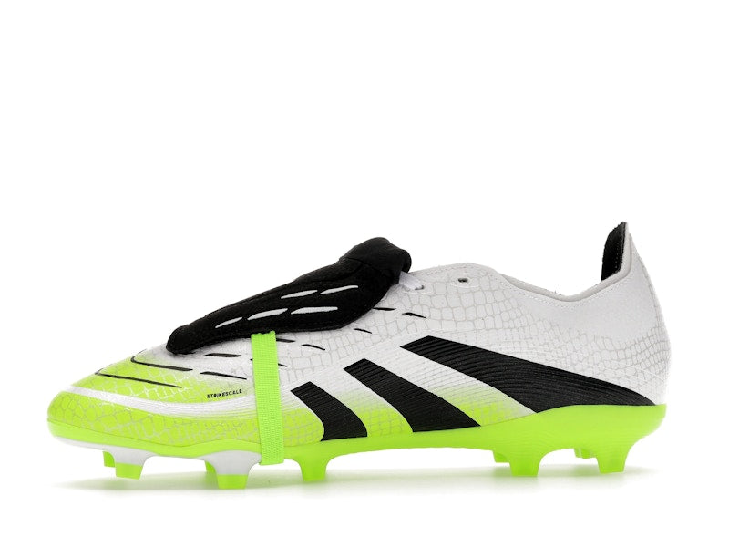 adidas Predator League Fold-Over Tongue FG/MG Cloud White Core Black Lucid Lemon