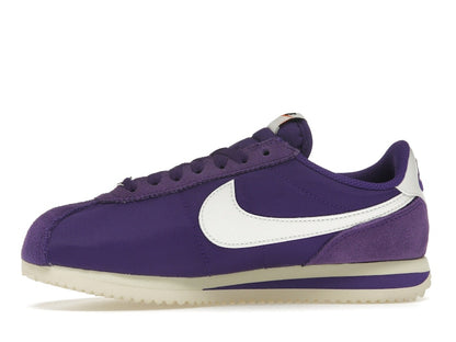 Nike Cortez Textile Field Purple Alabaster Safety Orange Summit White (Women's)