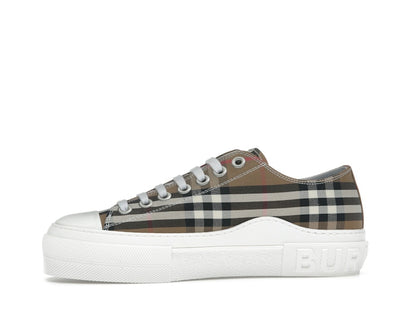 Burberry Low Top House Check Sneaker Taupe Brown (Women's)