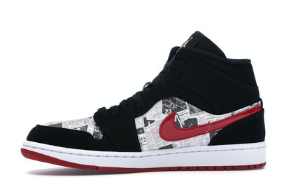 Jordan 1 Mid Newspaper Air Times