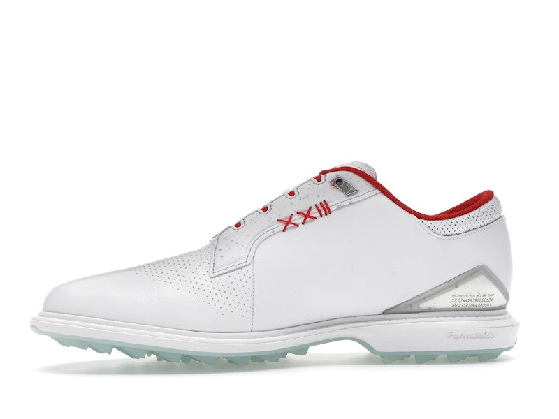 Jordan ADG 5 White Metallic Silver Blue Tint Fire Red (Wide)