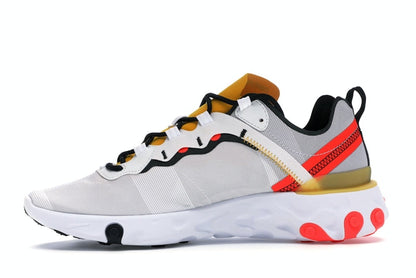 Nike React Element 55 White Black Crimson Gold