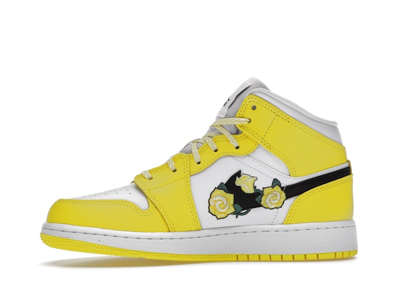 Jordan 1 Mid Dynamic Yellow Floral (GS)