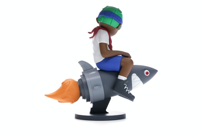Hebru Brantley x Billionaire Boys Club x Bait Beyond The Beyond Fly Boy Figure 9 Inches White/Multi