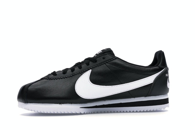 Nike Classic Cortez Mini Swoosh Black White