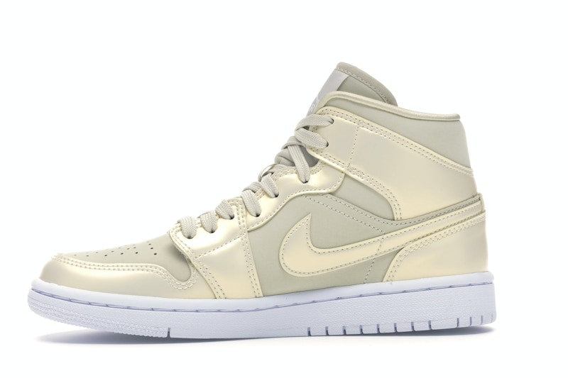 Jordan 1 Mid Goose Feather Yellow (Women's)