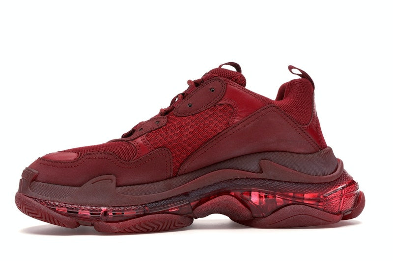 Balenciaga Triple S Burgundy Red