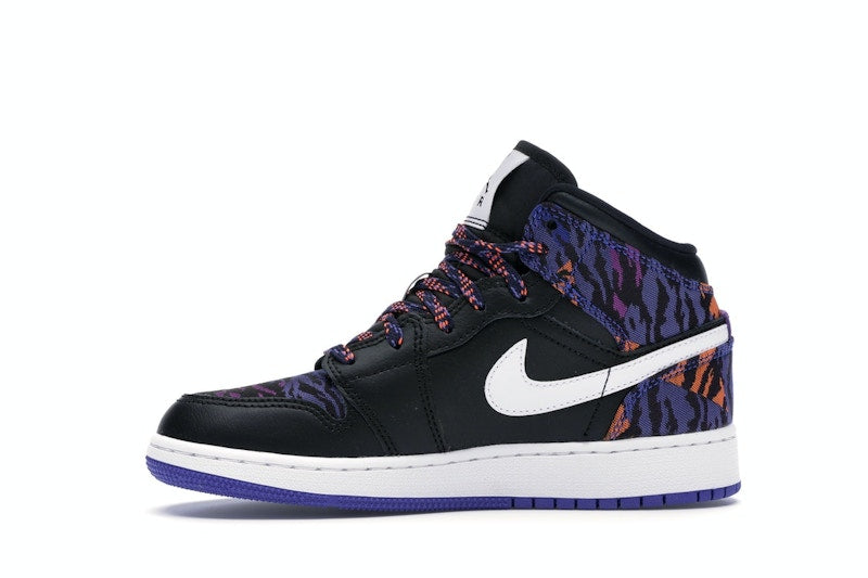 Jordan 1 Mid Multi-Color Tiger Stripe (GS)