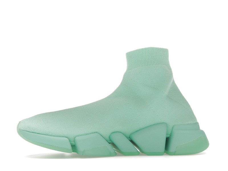 Balenciaga Speed 2.0 Recycled Transparent Sole Green (Women's)