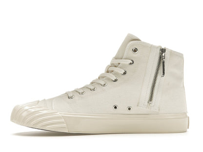 Kenzo School High Top Trainers Tiger Sole Off White