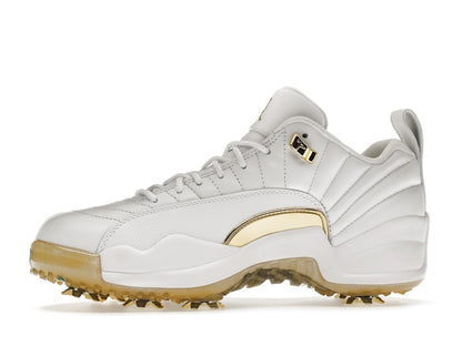 Jordan 12 Golf Metallic Gold