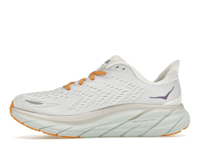 Hoka One One Clifton 8 Blanc De Blanc Purple Seafoam (Women's)
