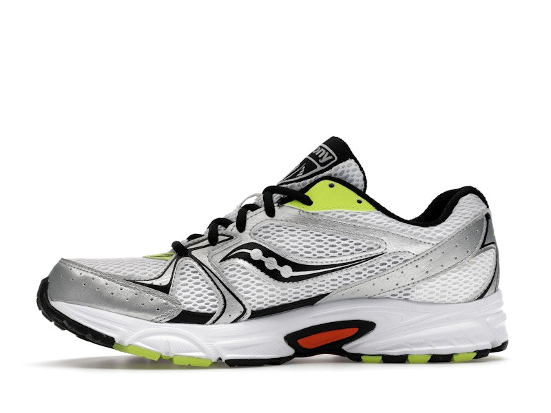 Saucony Grid Ride Millennium White Silver Lime Orange
