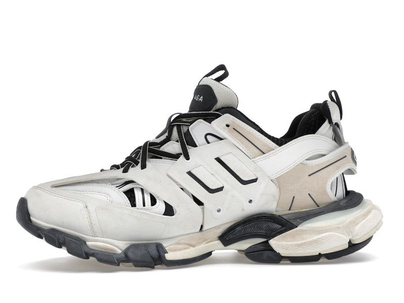 Balenciaga Track Worn Out In White Black