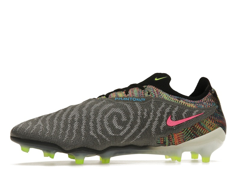Nike Gripknit Phantom GX Elite Fusion FG Black White Blue Glow Volt