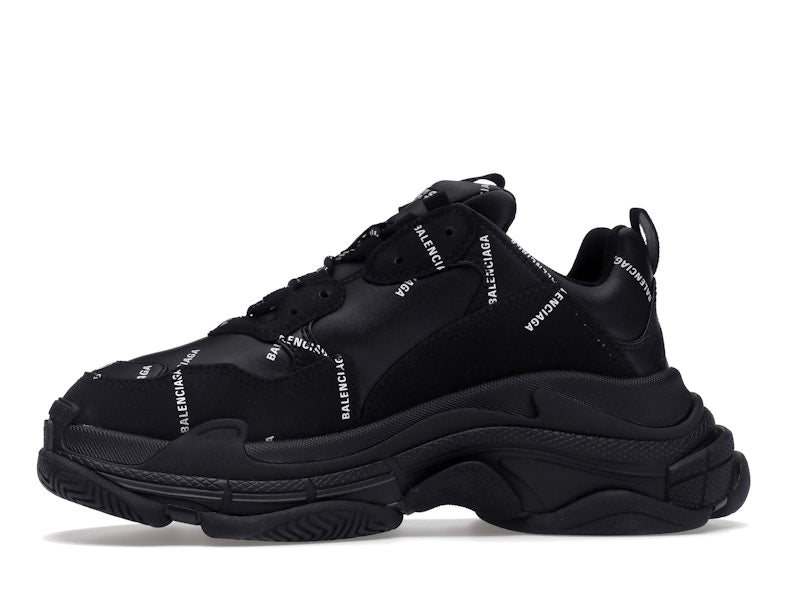 Balenciaga Triple S Black Logo (Women's)